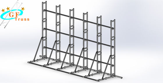頑丈な段階のトラス システムLEDスクリーンのトラス壁のトーテムの梯子のタイプ