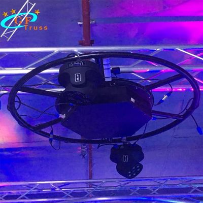 天井6061の掛かる移動ヘッド ライトのためのアルミニウム回転構造の小型回転円のトラス