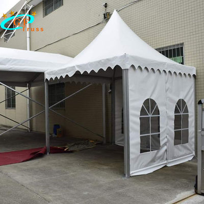 党テントのでき事の結婚式の玄関ひさし党テントの最も高いピークの展示会のテント