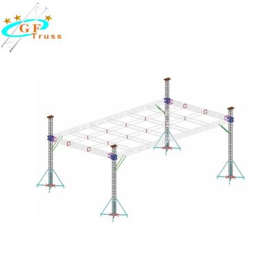 製造業者専門の注文TUVはコンサートの段階290mmのアルミニウム段階のトラスを証明した