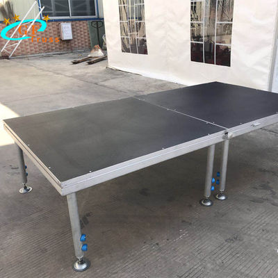 非6061-T6 1.22M*1.22Mの移動式アルミニウム段階のプラットホームを入れなさい